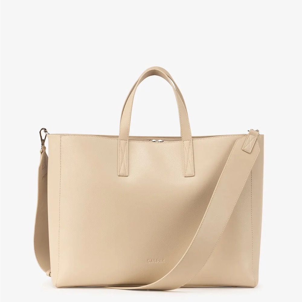 Calpak Haven Laptop Tote Bag in Birch
